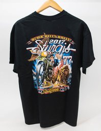 2017 Sturgis 77th Bike Hills Rally Uncle Sam T-shirt Size XL NWT