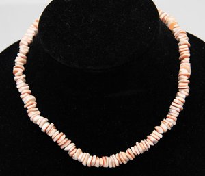 Chipped Puka Shell Style Hawaiian Necklace