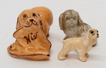 Vintage Ceramic Dog Figurines