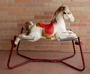 1960s MOBO Prairie King Rocking Horse