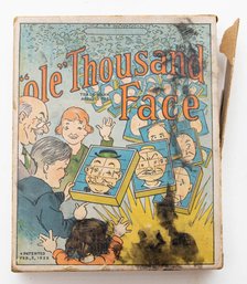 1925 Ole Thousand Face Candy Box Display Parlor Game