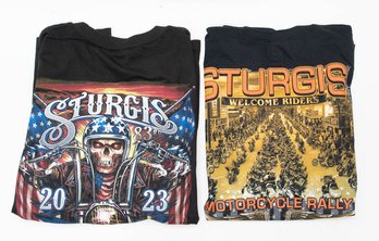 2023 Sturgis Welcome Riders And Skeleton On Bike T-shirts Size XL New