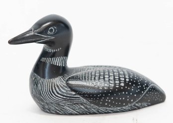 Hand Carved Mini Common Loon