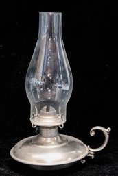 International Pewter Oil Lamp