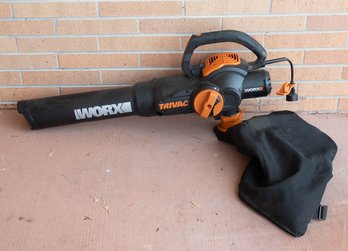 Worx Trivac WG512 Lawn Vacuum, Leaf Blower, Mulcher