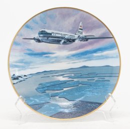 PAN AM Pioneer Flights By Theodore Giavis Series 1 Plate 1 Bavaria Collector's Plate