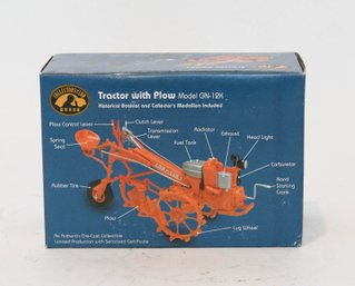 1998 Collector's Club Tractor With Plow Model GN-12K 1/20 Scale