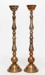 20' Tall Brass Candlesticks