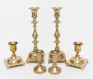 Brass Taper Candlestick Holders