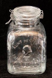 Aunt Hester's Family 1879 Brand 4 Quart Pure Sweet Sugar Jar Made In Italy