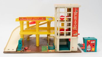 1970 Fisher Price Parking Ramp Service Center