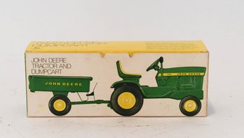 1970s ERTL John Deere 140 Tractor And Dumpcart #552