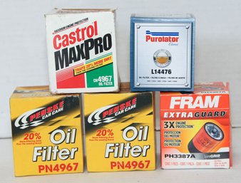 Penske, Castrol, Fram And Purolater Oil Filters New In Box
