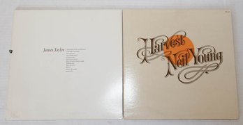 James Taylor And Neil Young Harvest Vinyl Records