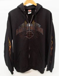 Harley Davidson Barnett El Paso, TX  Zip Up Hoodie Size XL