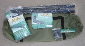 Cabela's Cot Bag, Cot Side Table, Cot And Cot Tree (will Not Ship)