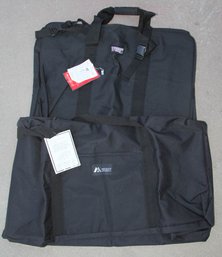Western Pack And Everest Black Cargo Duffel Bags New With Tags