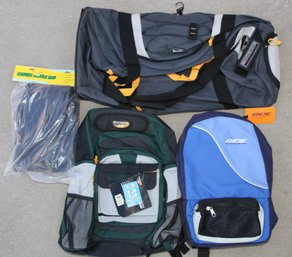 Lot Of Cargo Sports Duffels And Backpack