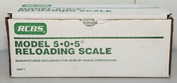 RCBS Model 505 Reloading Scale New In Box