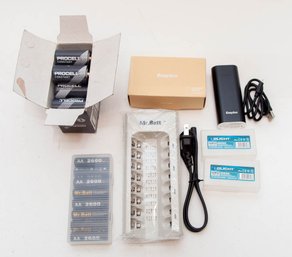 Battery Lot Includes Mr. Battery, Procell C12 Batteries And EasyAcc Power Bank