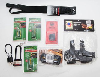 Lot Of Firearm Items Including Remington Shotgun Plugs And Winchester Stretch Sling New In Package