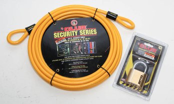 The Club Security Series 20ft Cable And Lock New In Package