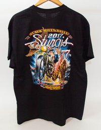 2017 Sturgis Uncle Sam On Motorcycle T-shirt Size XL NWT