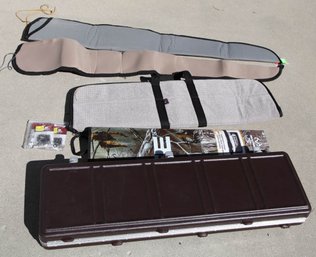 Rifle Cases, Realtree Sun Visor And Mossey Oak Field Tips (will Not Ship)