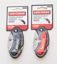 Craftsman Folding Lockback Utility Knives New