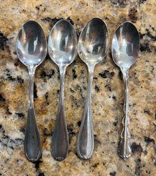 4 Sterling Silver Spoons 3 Match 1 Mismatch