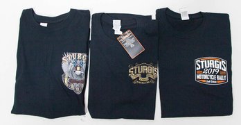 2019 Sturgis T-shirts New And Used Black Bike, Welcome Riders And American Eagle