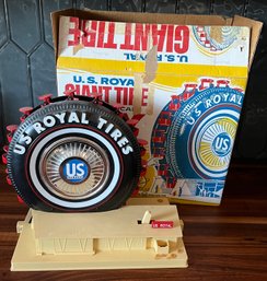 1961 US Royal Giant Tire Mechanical Toy Worlds Fair Toy With Original Box