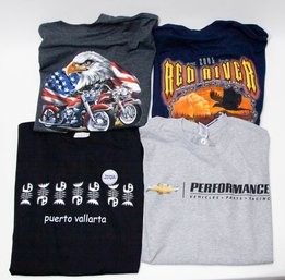 2002, 2005 Red River Run (L/XL) Puerto Vallarta (XXL) And Chevy Performance T-shirts New