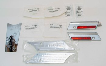 Harley Davidson Mount Guard Rail Hardware And Saddle Bag Latch Covers New In Package