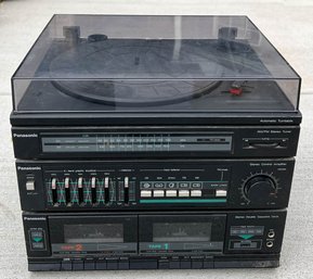 1980s/90s Panasonic MODEL No. SG-D15 STEREO MUSIC SYSTEM Turntable And Tape Deck