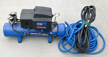 3 Gallon Impact Series Air Compressor 1.5HP With Two Hoses