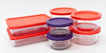 Pyrex Glass 1 And 3 Cup Storage Containers