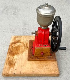 Vintage Elma Cast Iron Crank Coffee Grinder