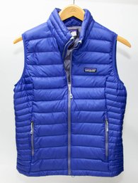 Patagonia Women's Blue Puffer Vest Size Medium