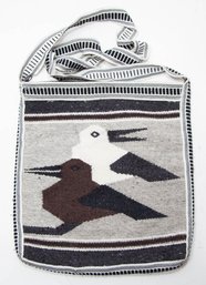 Handmade Wool Southwestern Crossbody Bag