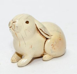 Netsuke Rabbit Alva Museum Replica