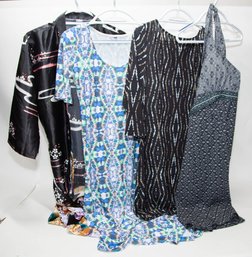 Women's Business Casual Dresses And Silk Kimono Possibly Sizes Small/Medium