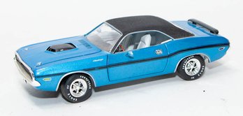 2006 Johnny Lighting Blue 1970 Dodge Challenger 1/24 Scale