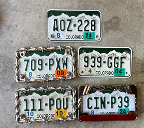 Colorado Embossed Motorcycle Plates