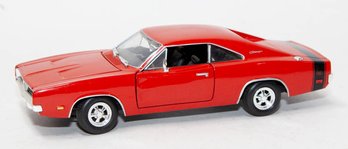 2005 Johnny Lighting Red 1969 Dodge Charger R/T 1/24 Scale