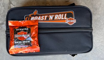 Harley Davidson Roast N Roll Thermos And Coffee  Cup Travel Set New