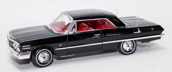 Welly Black 1963 Chevy Impala No. 9865 1/18 Scale