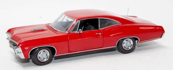 Authentics Red 1967 Chevy Impala 1/18 Scale With Box