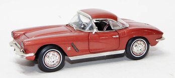 ERTL 1962 Red/brown Chevy Corvette 1/18 With Box