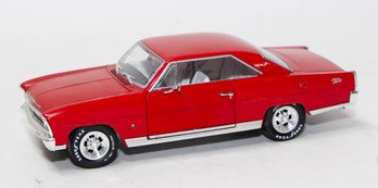 Johnny Lighting Red 1966 Nova SS Coupe 1/24 Scale